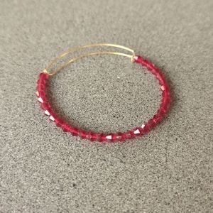 Red Bead Alex and Ani Bangle